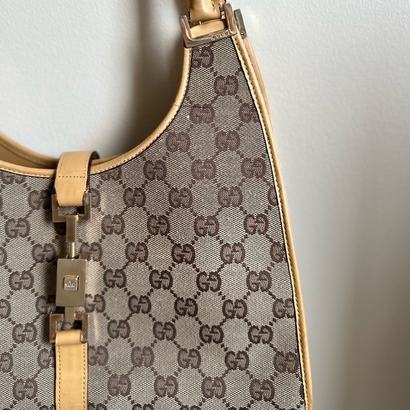 AUTHENTIC VINTAGE GUCCI JACKIE SHOULDER PURSE - Picture 4 of 6